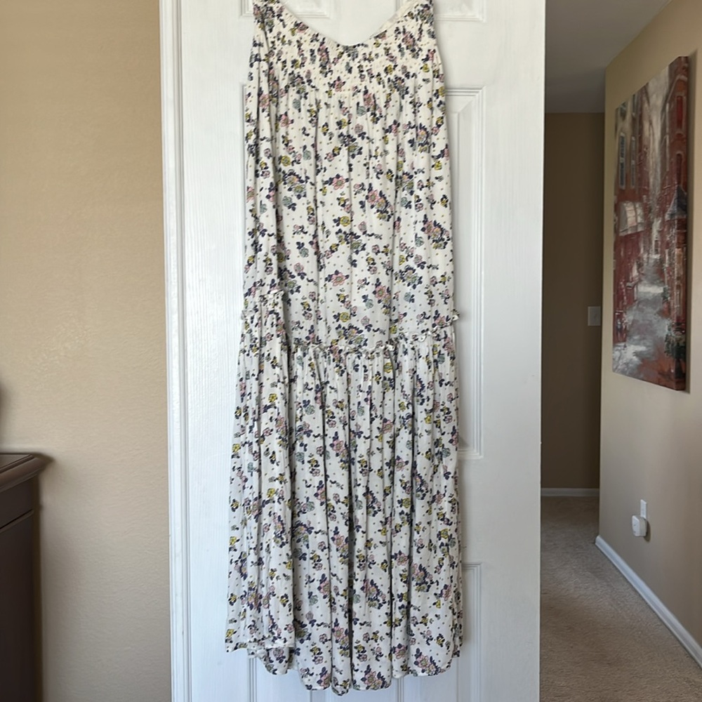 Free People Floral Long Sleeve Maxi Skirt & Top Set sz S - Picture 5 of 5